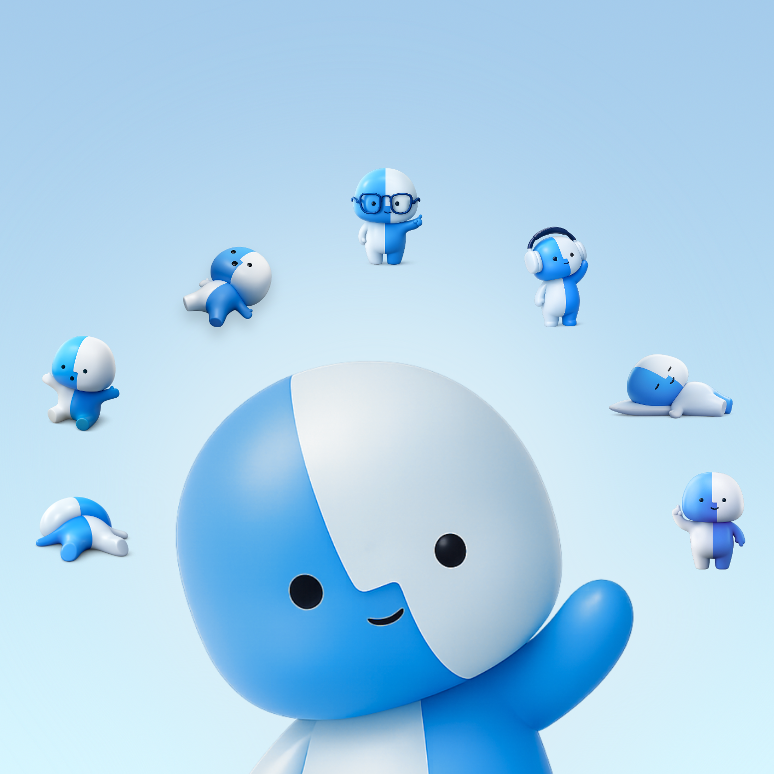 The full Lil' Finder Guy cast