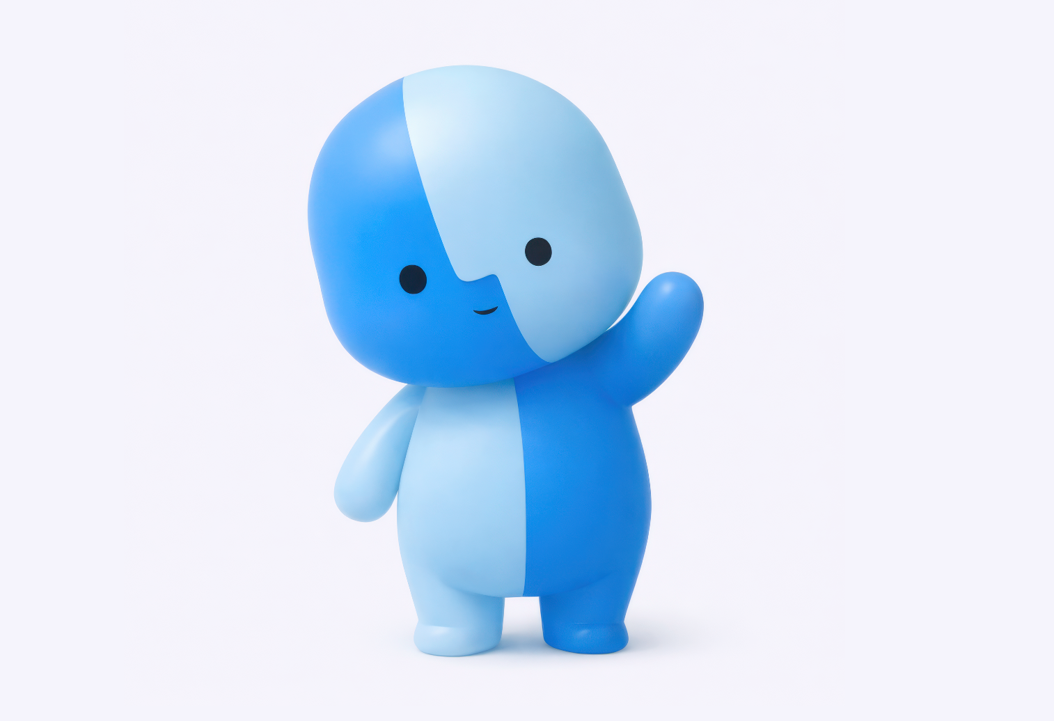 Lil' Finder Guy waving
